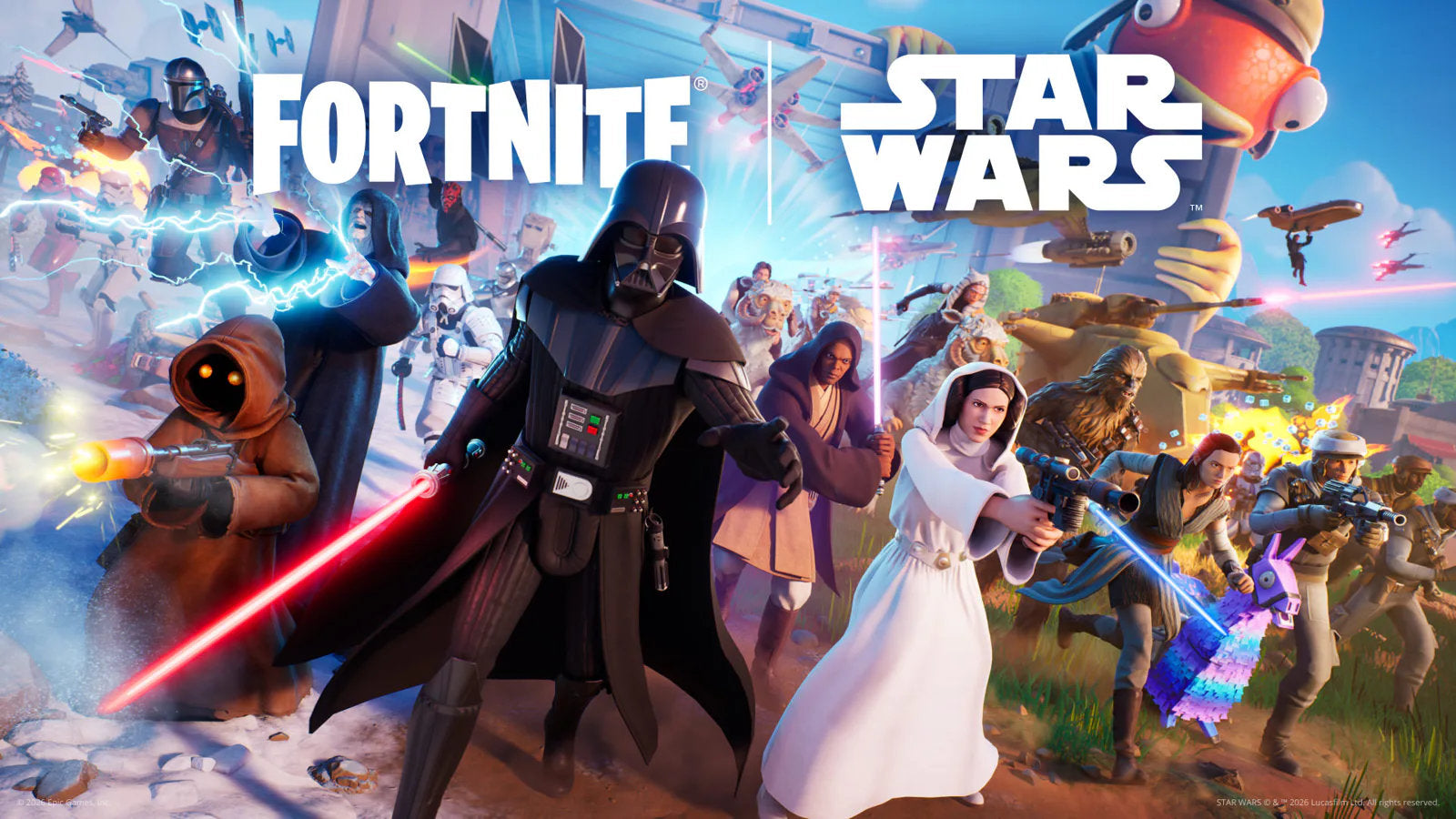 Una galaxia de nuevos juegos de Star Wars llegará a Fortnite, como nunca antes