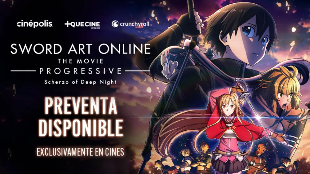 Sword Art Online: Progressive, llega la emocionante aventura a la pantalla gracias a +QUE CINE