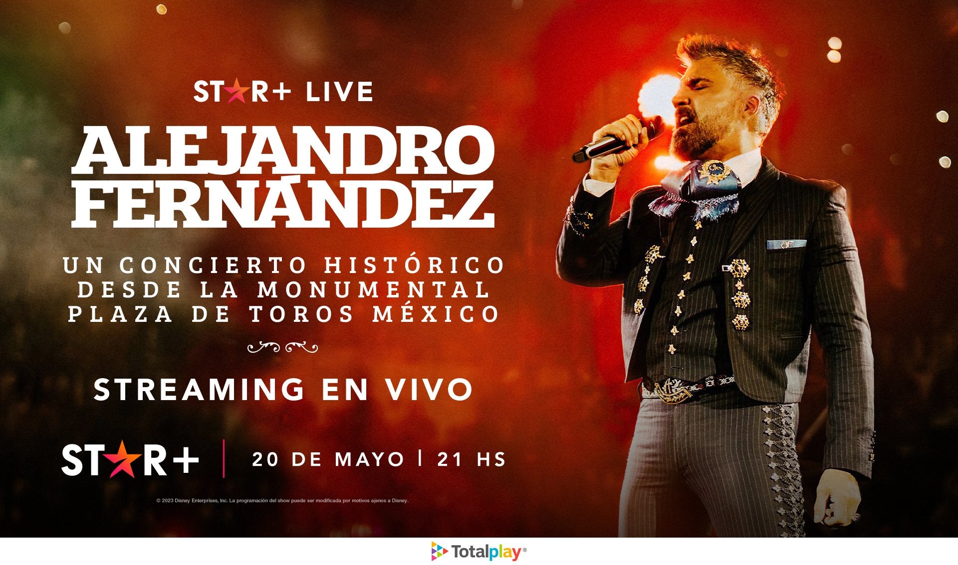 STAR+ LIVE: “ALEJANDRO FERNÁNDEZ” YA SE ENCUENTRA DISPONIBLE EXCLUSIVAMENTE EN STAR+