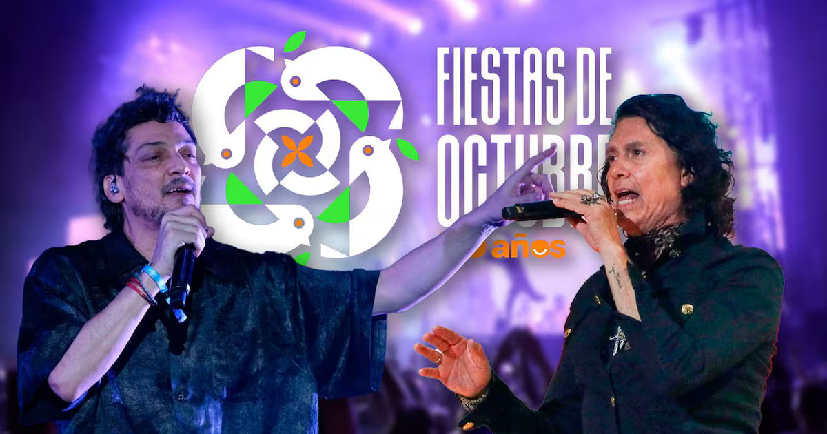 Caifanes llena las  Fiestas de Octubre