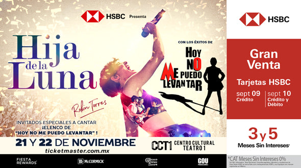 “Hija de la Luna” ¡Un gran homenaje llega por fin a México! El 21 y 22 de noviembre al CCT1