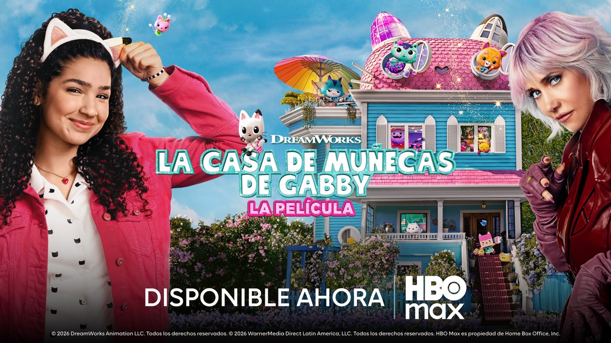 'LA CASA DE MUÑECAS DE GABBY: LA PELÍCULA' YA ESTÁ DISPONIBLE EN HBO MAX