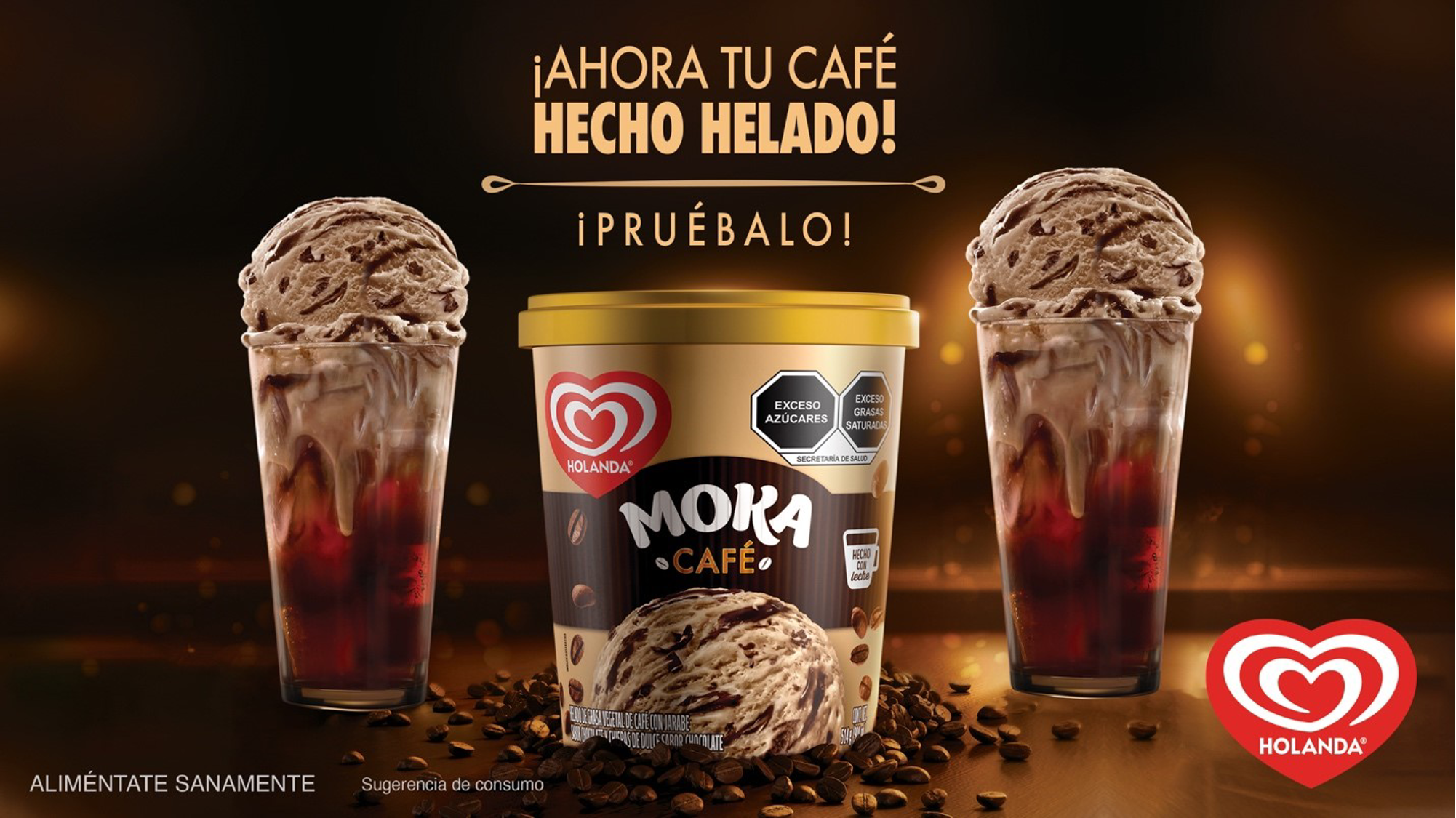 🍦☕🍫 Holanda Moka Café, una forma irresistible de disfrutar tu bebida favorita 😋