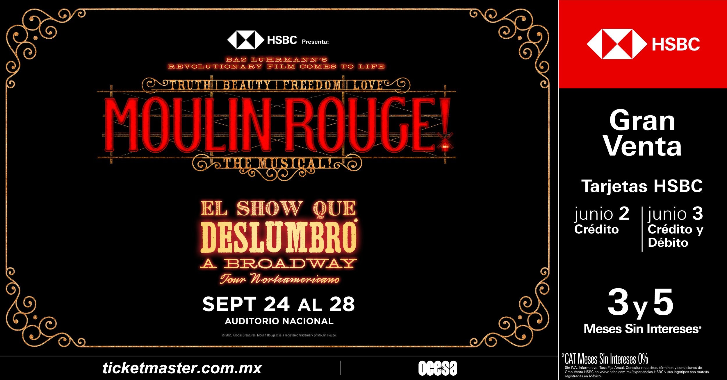 Moulin Rouge! The Musical llega a México