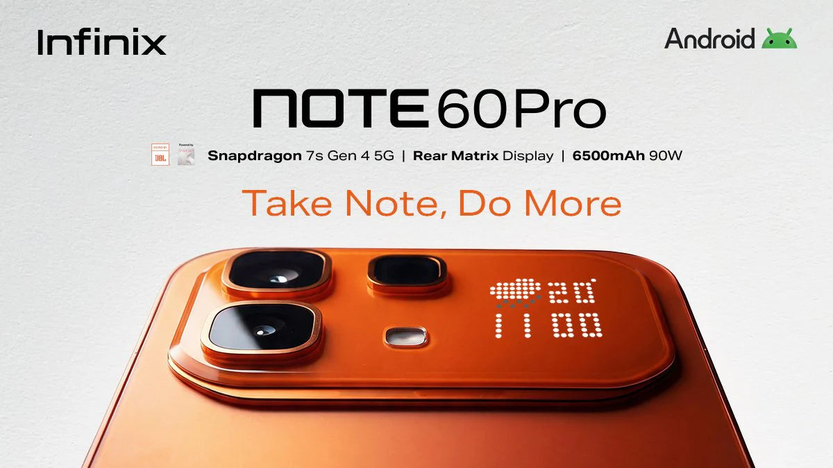 La Serie Infinix NOTE 60 incorporará plataformas Snapdragon por primera vez