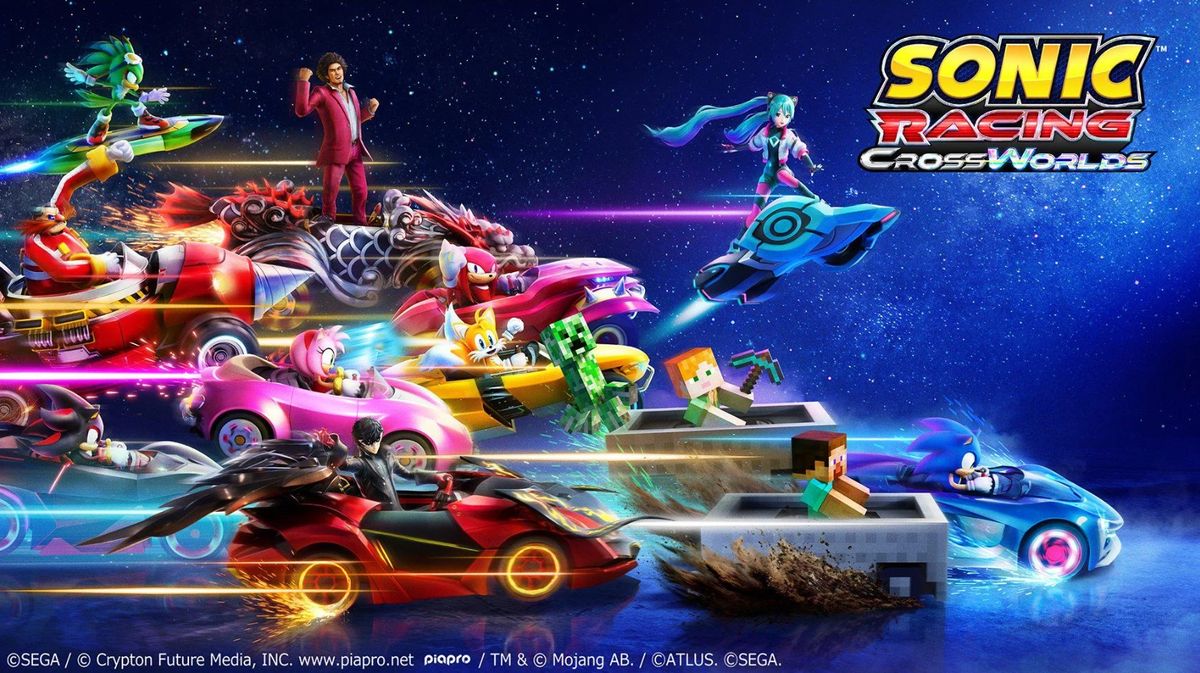SEGA anuncia la fecha de lanzamiento de Sonic Racing: CrossWorlds Nintendo Switch 2 Edition en formato digital