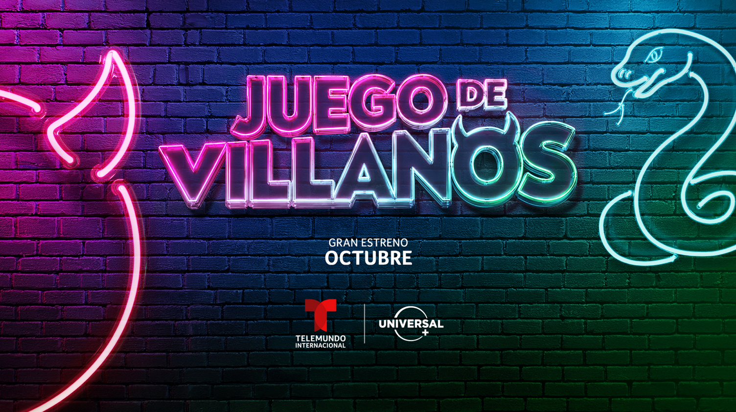 La maldad llega a la pantalla: Juego de Villanos, el nuevo reality que se estrenará en octubre por Telemundo Internacional y Universal+