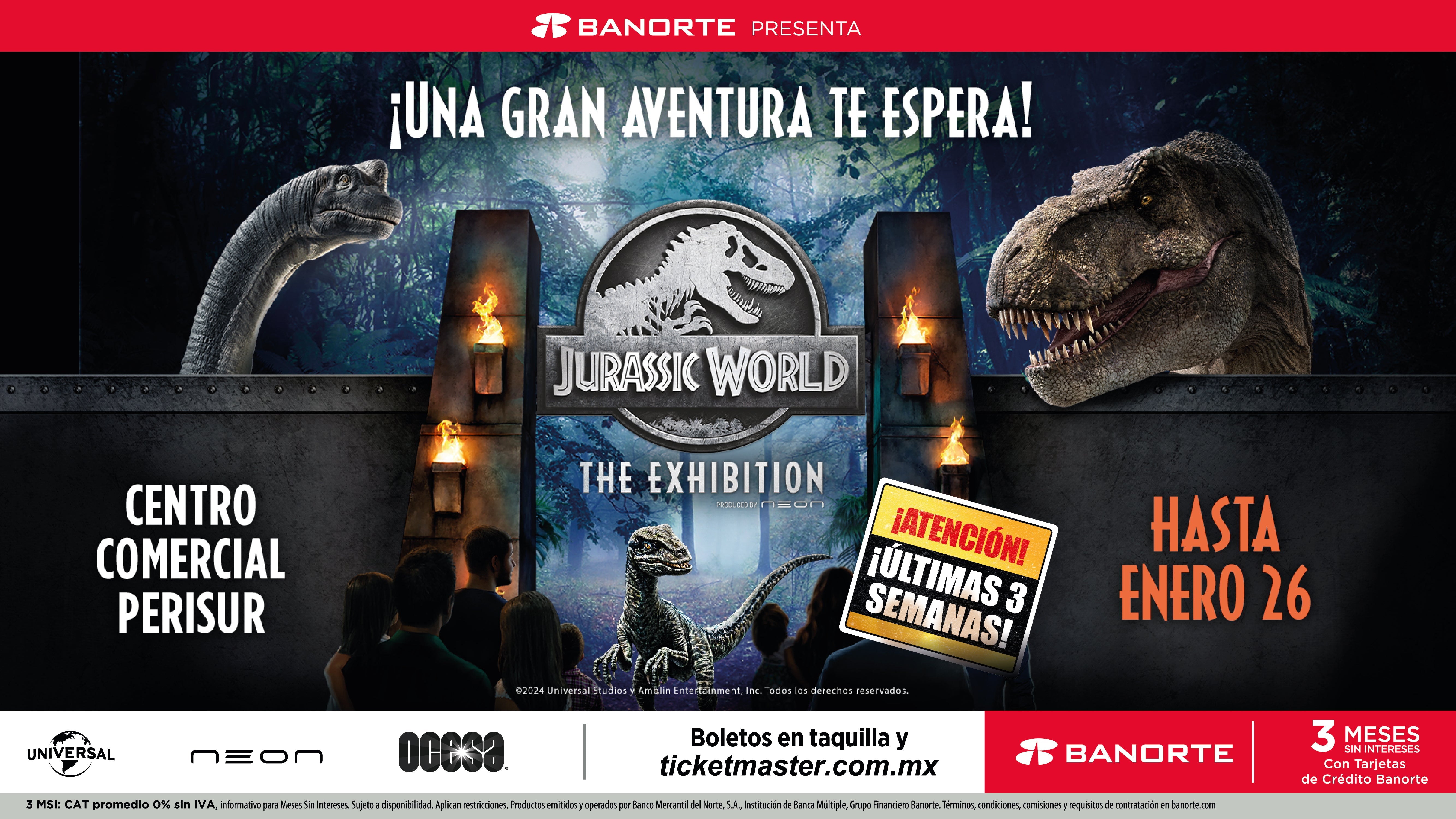 ¡Jurassic World: The Exhibition se despide de México!