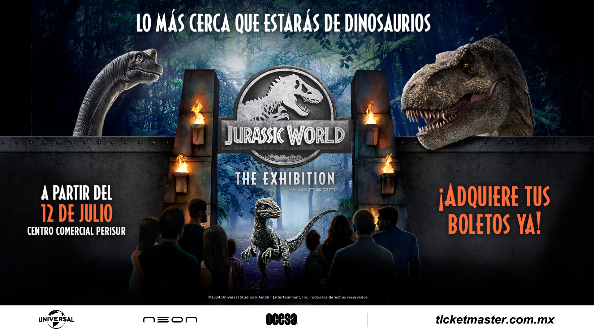 Jurassic World: The Exhibition llega a la Ciudad de México