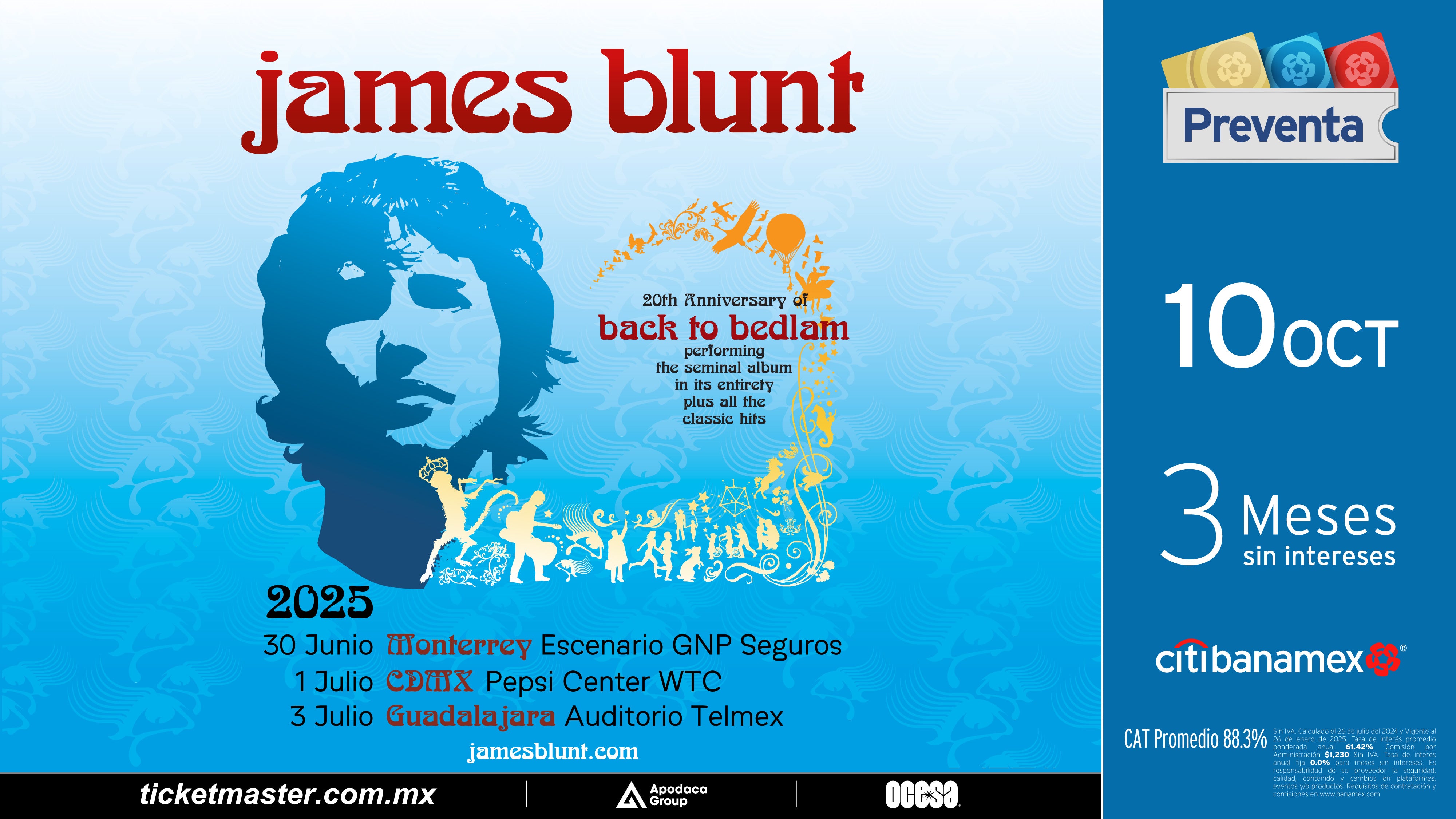 James Blunt regresa a México