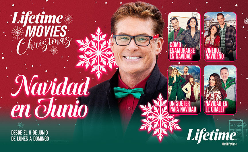 LIFETIME CONVIERTE SU PROGRAMACIÓN EN UN CÁLIDO Y HOGAREÑO REFUGIO PARA ESCAPAR DEL FÚTBOL, ¡¡¡NAVIDAD EN JUNIO!!!