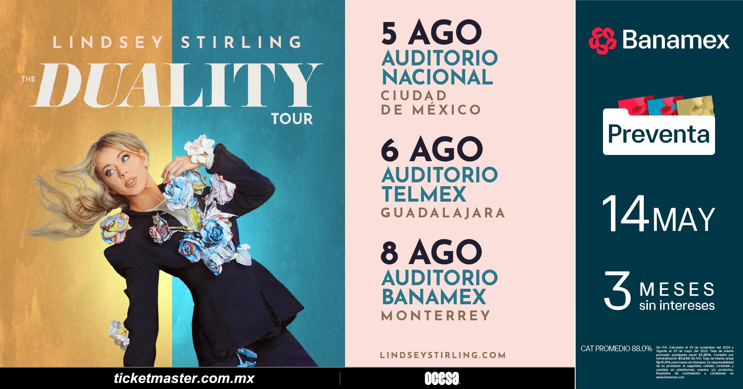 Lindsey Stirling lleva su gira Duality a México