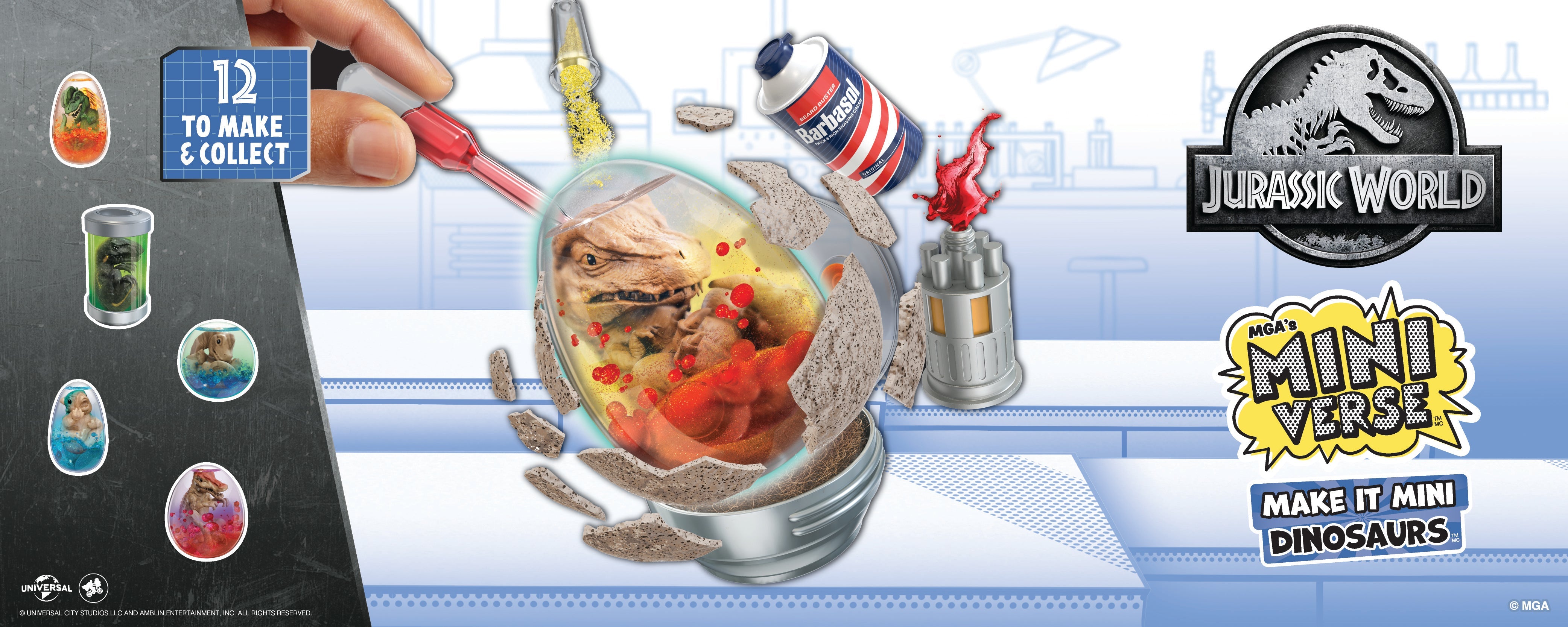 Miniverse™ de MGA y Universal Products & Experiences lanzan una nueva colección de dinosaurios inspirada en Jurassic World Rebirth – ¡Una aventura en miniatura te espera!