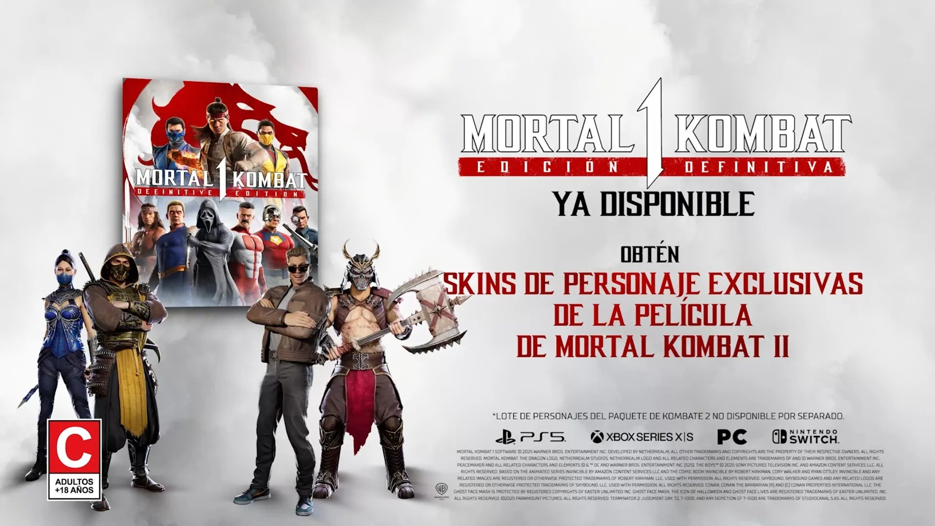 El nuevo tráiler de Mortal Kombat 1: Edición Definitiva celebra el estreno de Mortal Kombat II mostrando atuendos para el juego inspirados en el filme