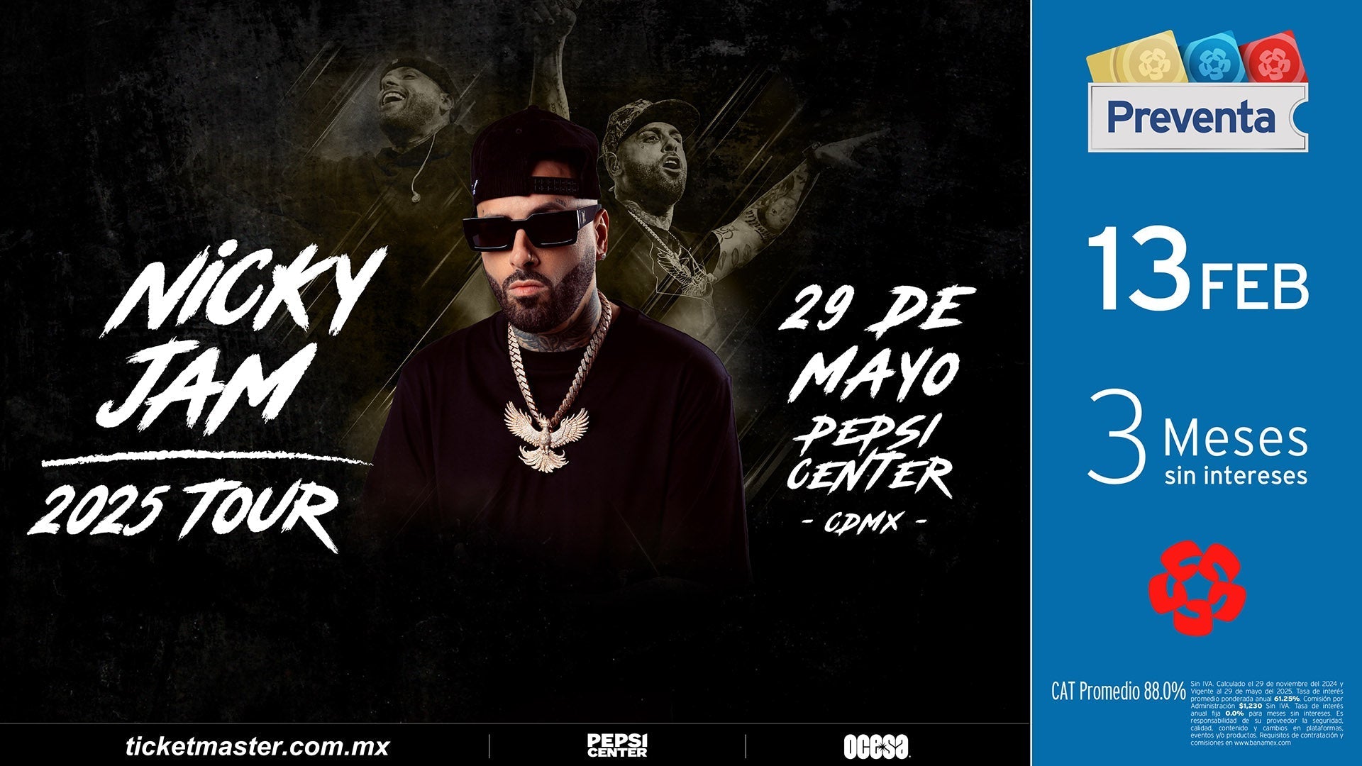 Nicky Jam anuncia gira por México