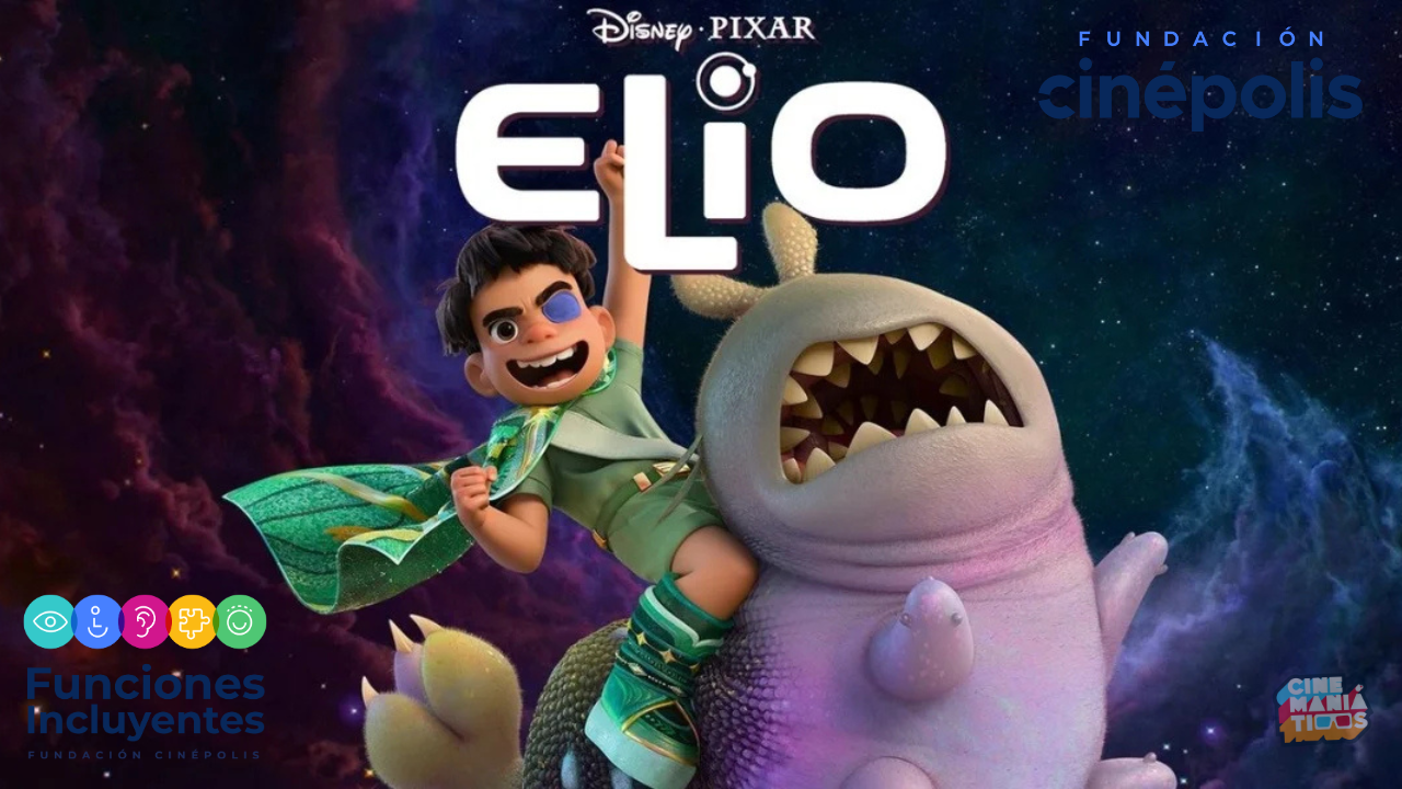 ELIO llega con Funciones Relajadas con Fundación Cinépolis y Disney