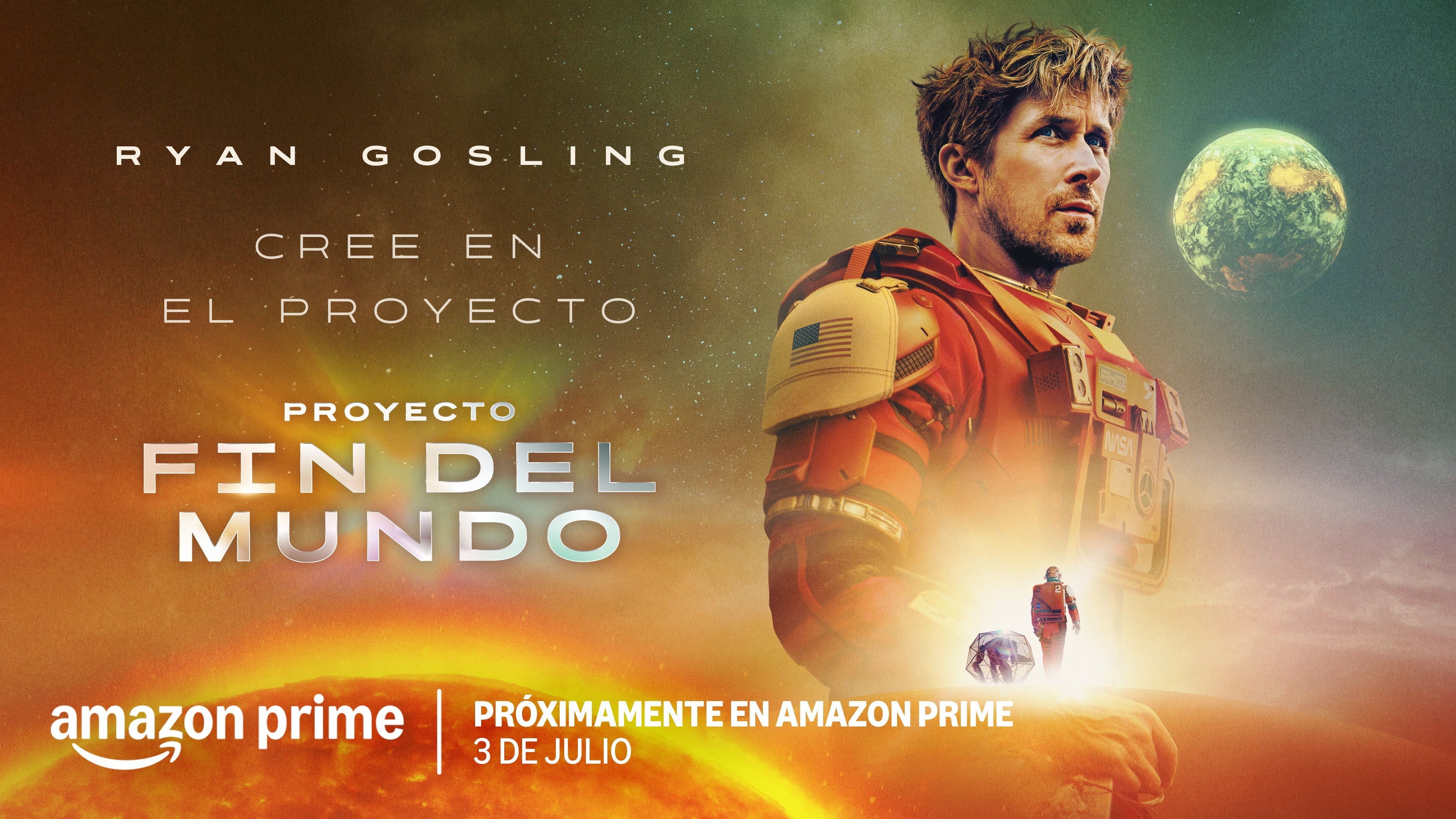 'PROYECTO FIN DEL MUNDO' – llega a Prime Video el 3 de julio – protagonizada por Ryan Gosling y dirigida por Phil Lord y Chris Miller