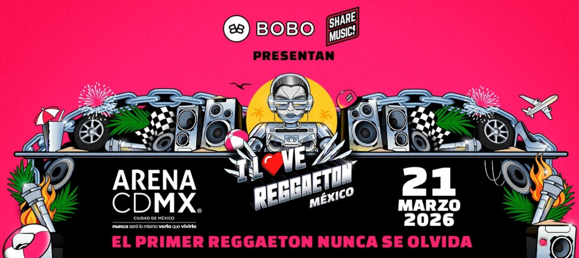 I LOVE REGGAETON, EL FESTIVAL DE REGGAETÓN CLÁSICO QUE LE PRENDIÓ FUEGO A LA ARENA CDMX