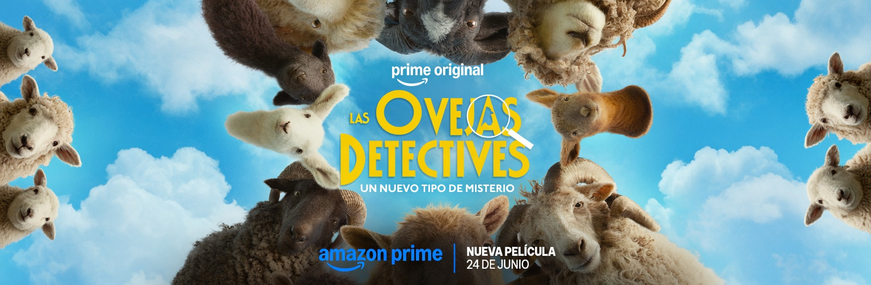 'LAS OVEJAS DETECTIVES' llega a Prime Video el 24 de junio, con Hugh Jackman y Emma Thompson.