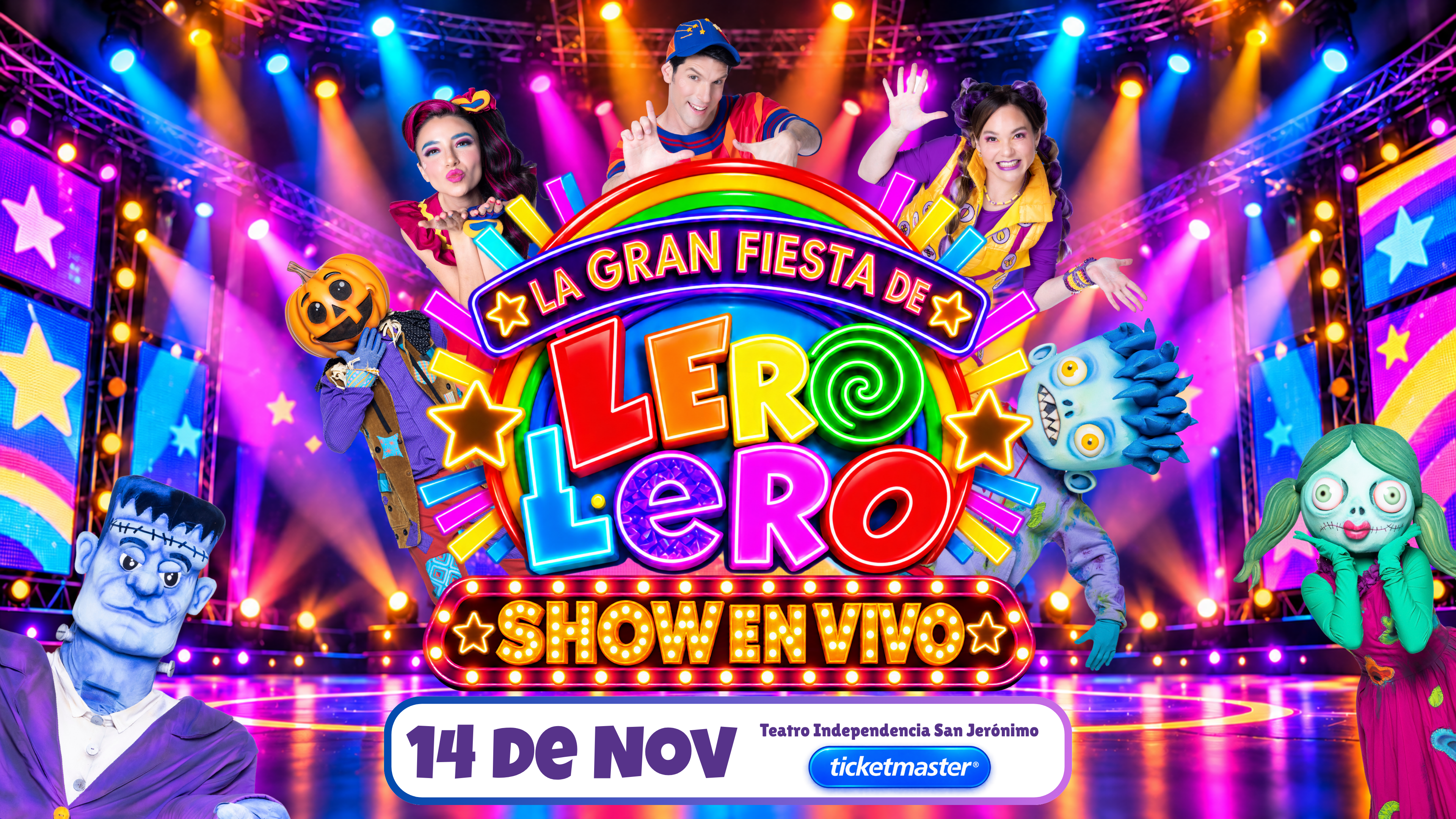La Gran Fiesta de Lero Lero te invita a cantar, bailar y dejar volar la imaginación el próximo 14 de noviembre.