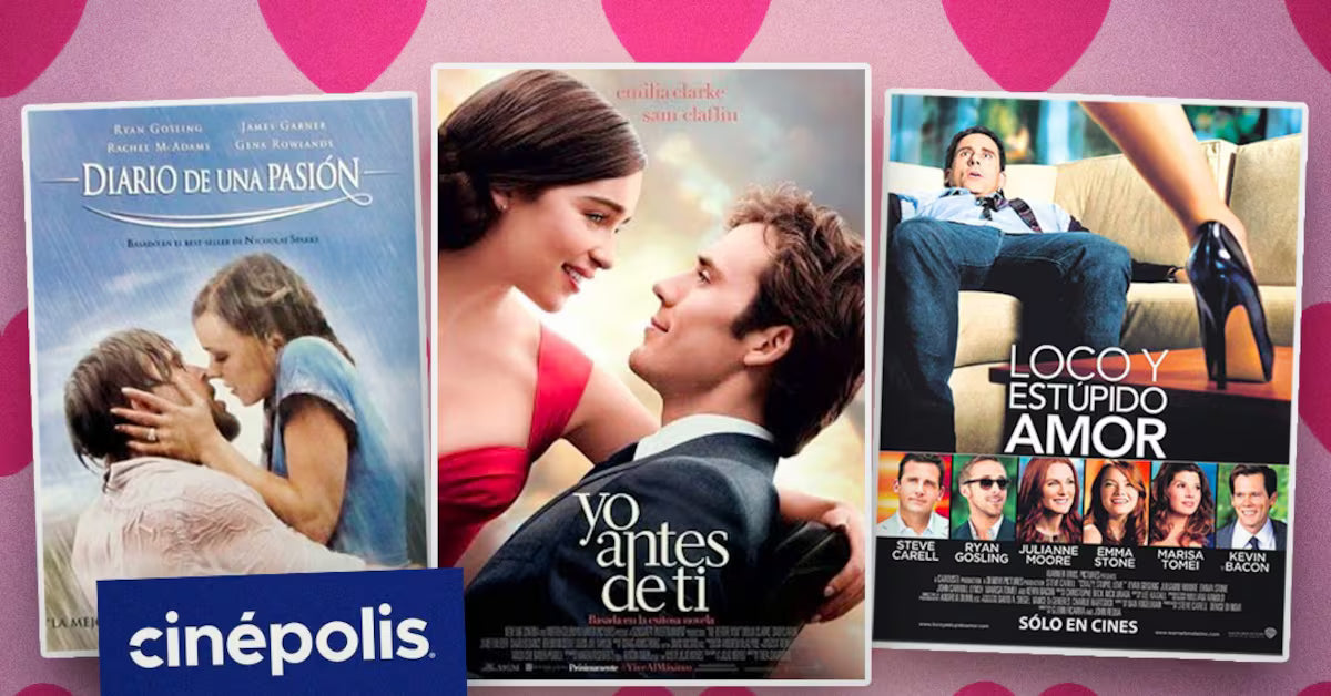 Cinépolis presenta su lado romántico con un combo especial del amor y la amistad