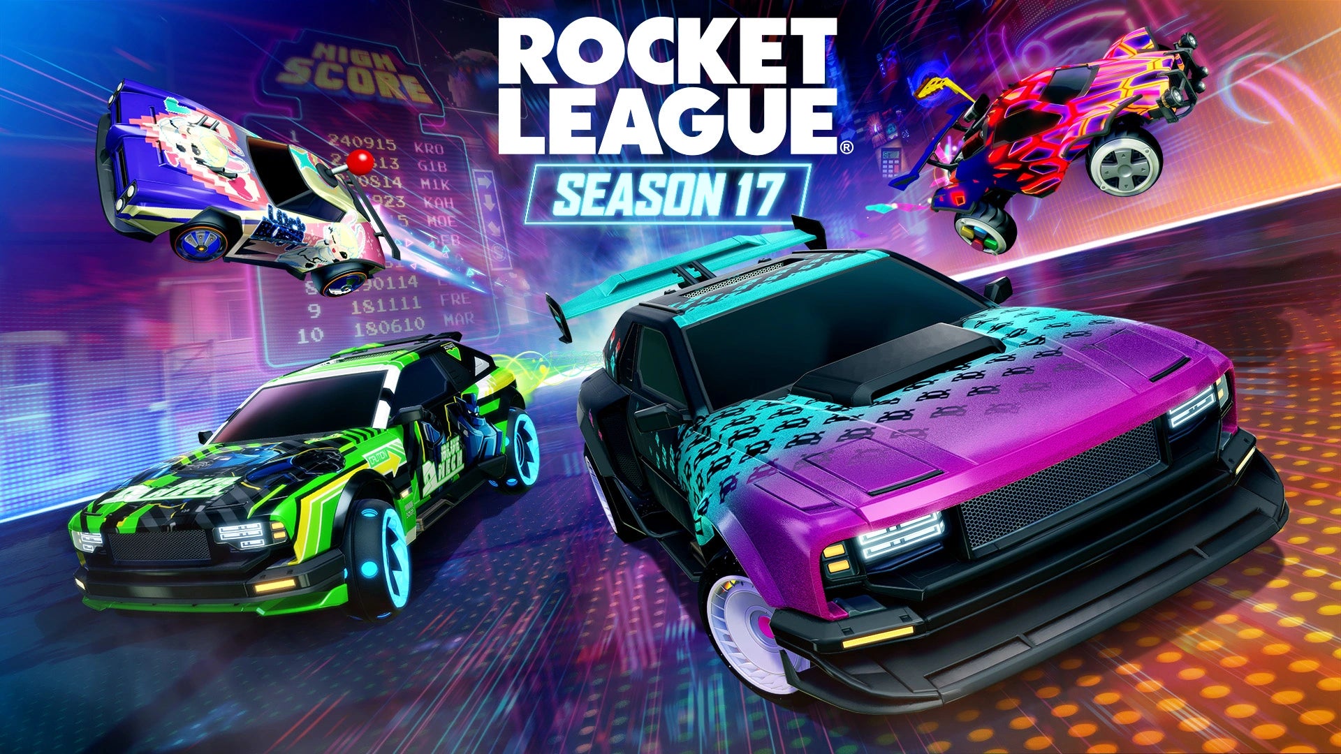 La temporada 17 de Rocket League estrena su juego libre en línea, ¡disponible a partir del 4 de diciembre!