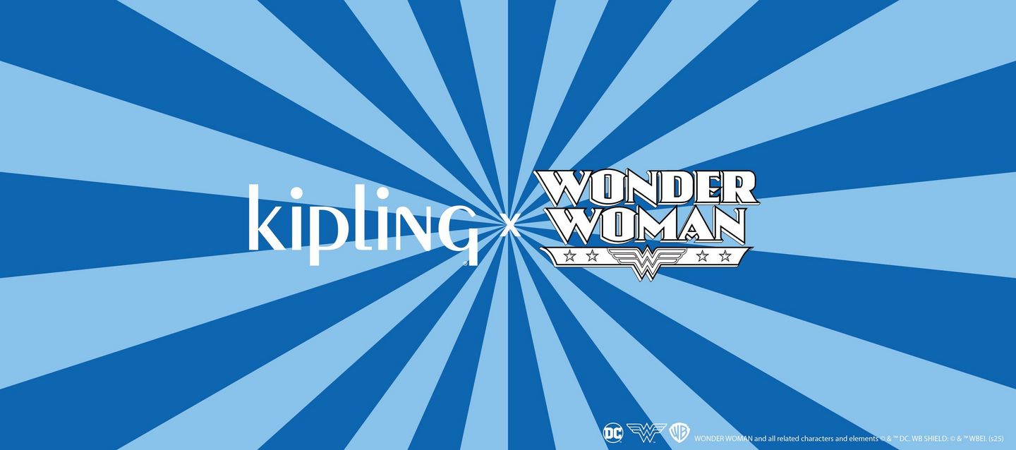 ¡La aventura comienza ahora con la nueva colección Kipling x Wonder Woman!
