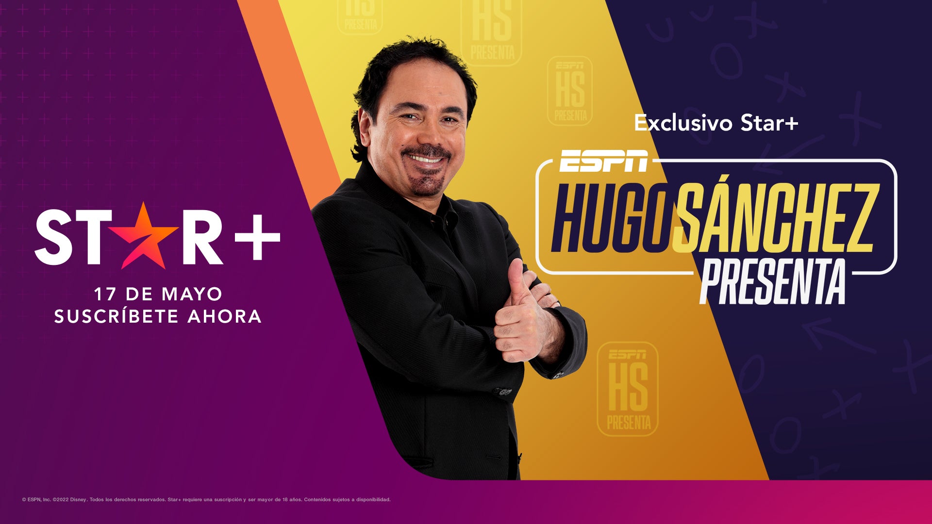 HUGO SÁNCHEZ PRESENTA llega en exclusiva a Star+