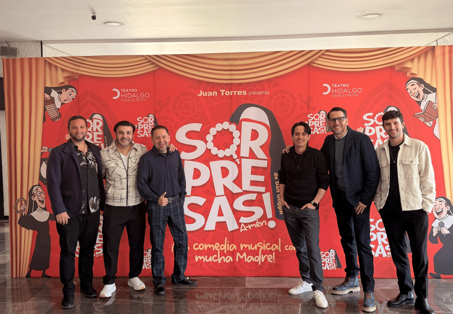 El divertido musical “Sorpresas A-mén” de Dan Goggin, extiende temporada hasta el 31 de mayo en el Teatro Hidalgo.