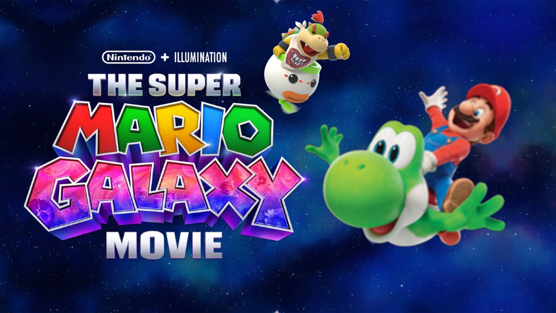 SUPER MARIO GALAXY: LA PELÍCULA PRESENTA A YOSHI. LA PELÍCULA LLEGA A CINES EL 1° DE ABRIL