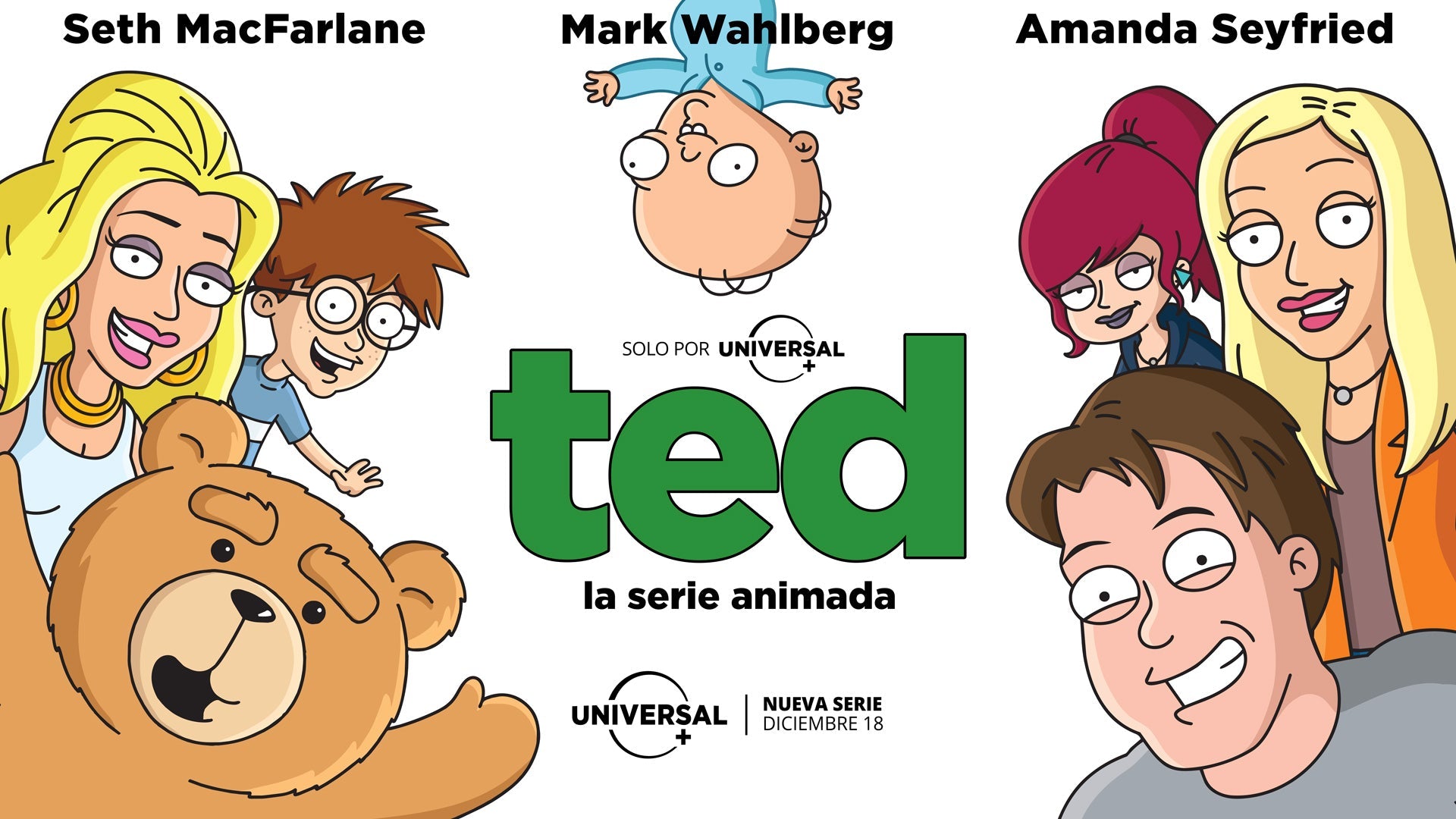 UNIVERSAL+ PRESENTA EL PRIMER ADELANTO DE TED: LA SERIE ANIMADA