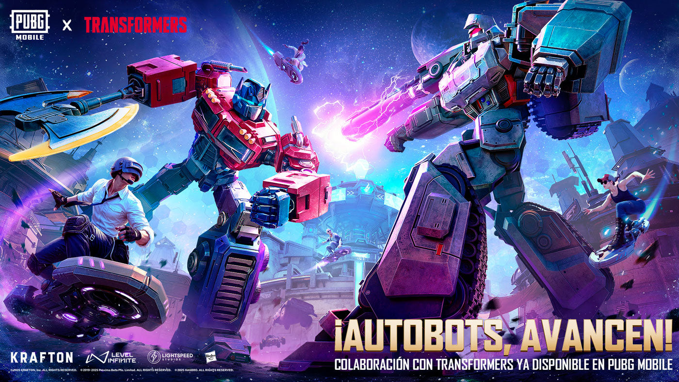 PUBG MOBILE trae los icónicos objetos de TRANSFORMERS a los campos de batalla en la última actualización de la versión 3.9