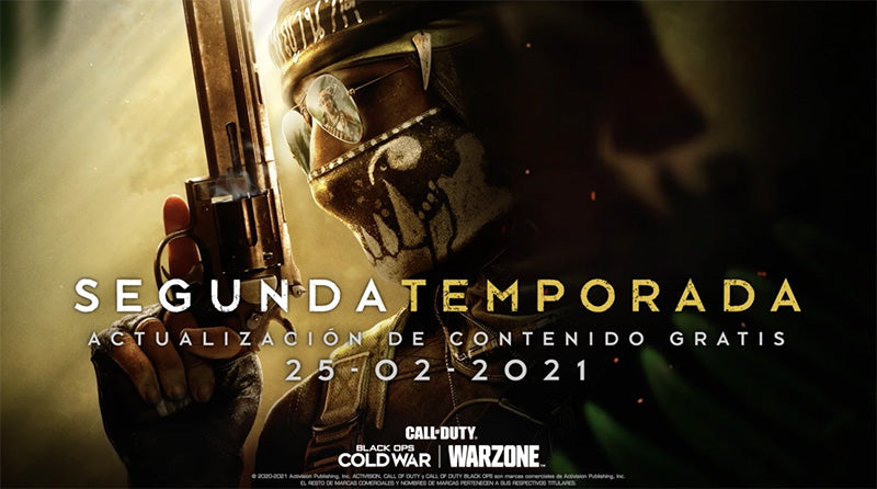 Todo lo que necesitas saber sobre la Temporada Dos de Call of Duty®: Black Ops Cold War y Warzone™, que llegará el 25 de febrero.