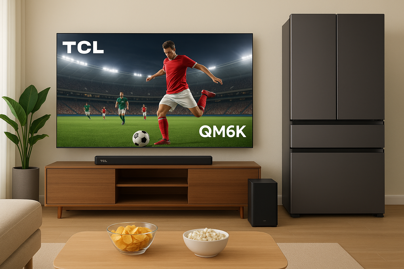 Vive la temporada de fútbol en casa con tecnología TCL