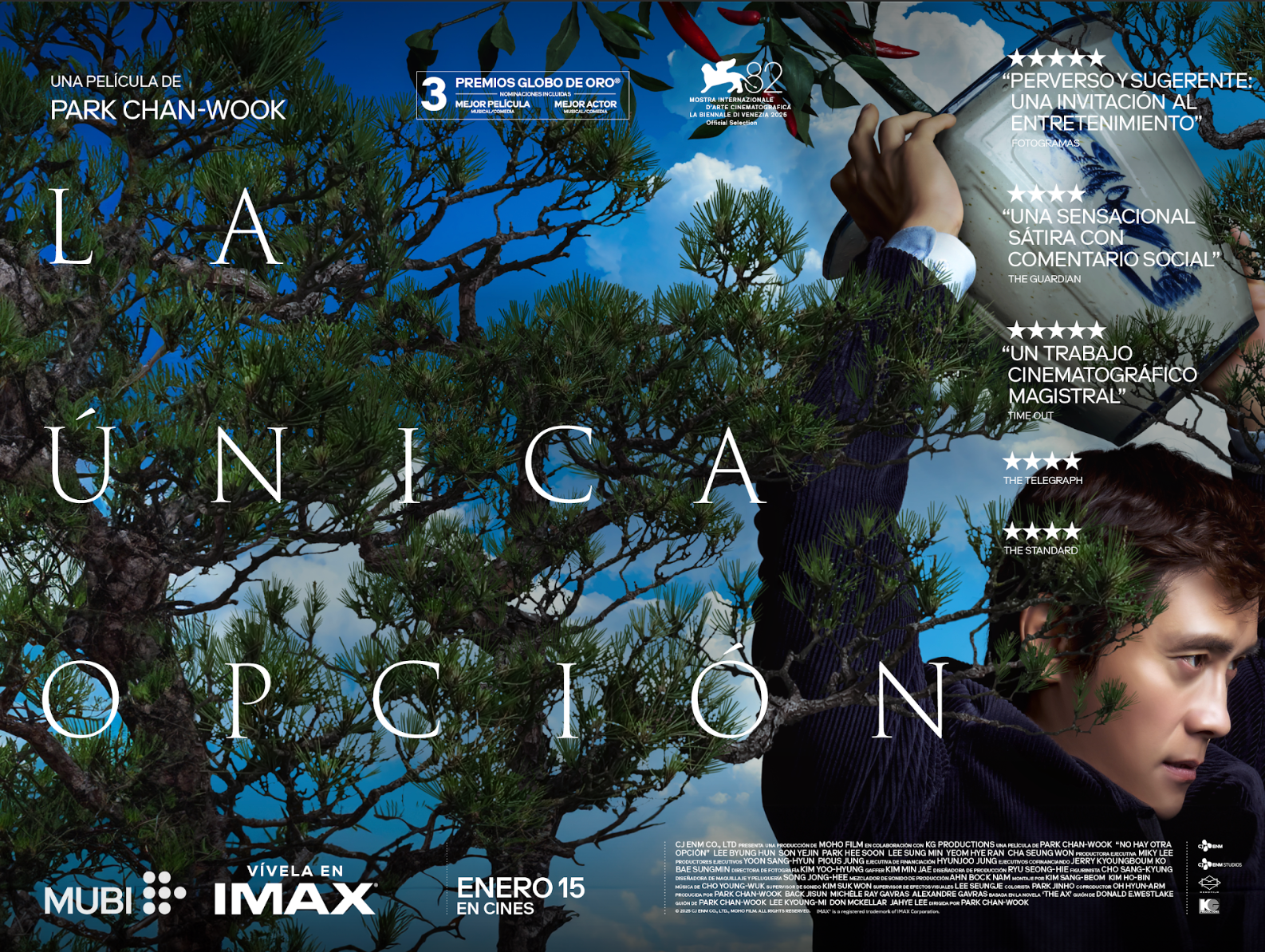 ‘LA ÚNICA OPCIÓN’ EN SALAS IMAX® EN MÉXICO PARTIR DEL 15 DE ENERO 2026