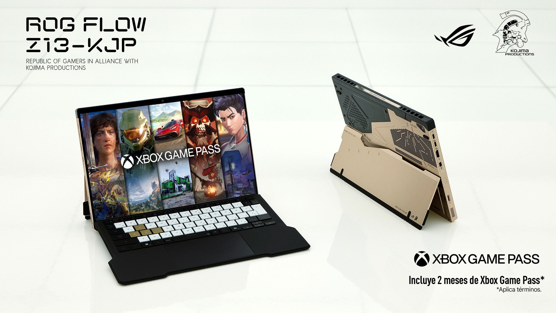 ¿Tu laptop sigue tu ritmo? Lleva contigo la nueva ROG Flow Z13 x Kojima sin preocuparte por quedarte sin batería