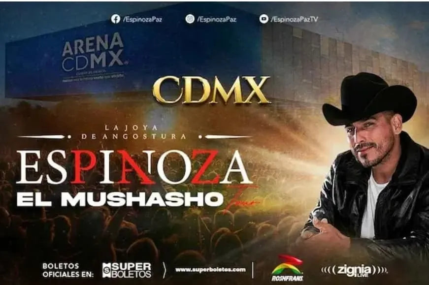 Espinoza Paz le canta al despecho en la Arena CDMX