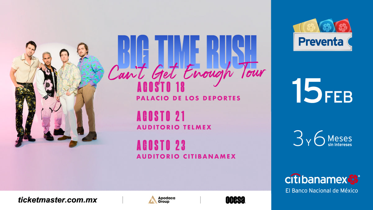 Big Time Rush anuncia conciertos en México; esto costarían sus boletos