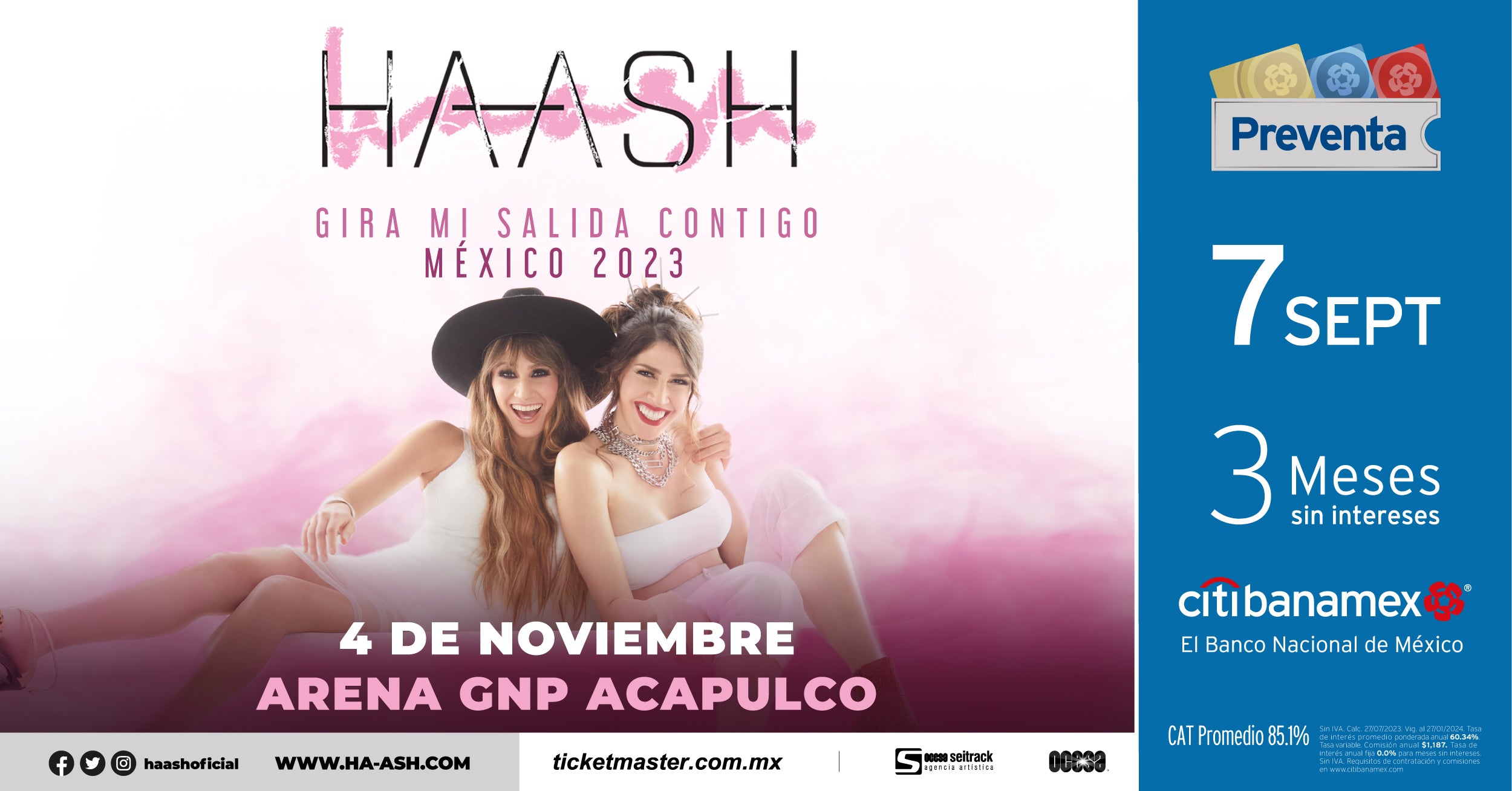 Ha*Ash extiende su exitosa gira hasta Acapulco