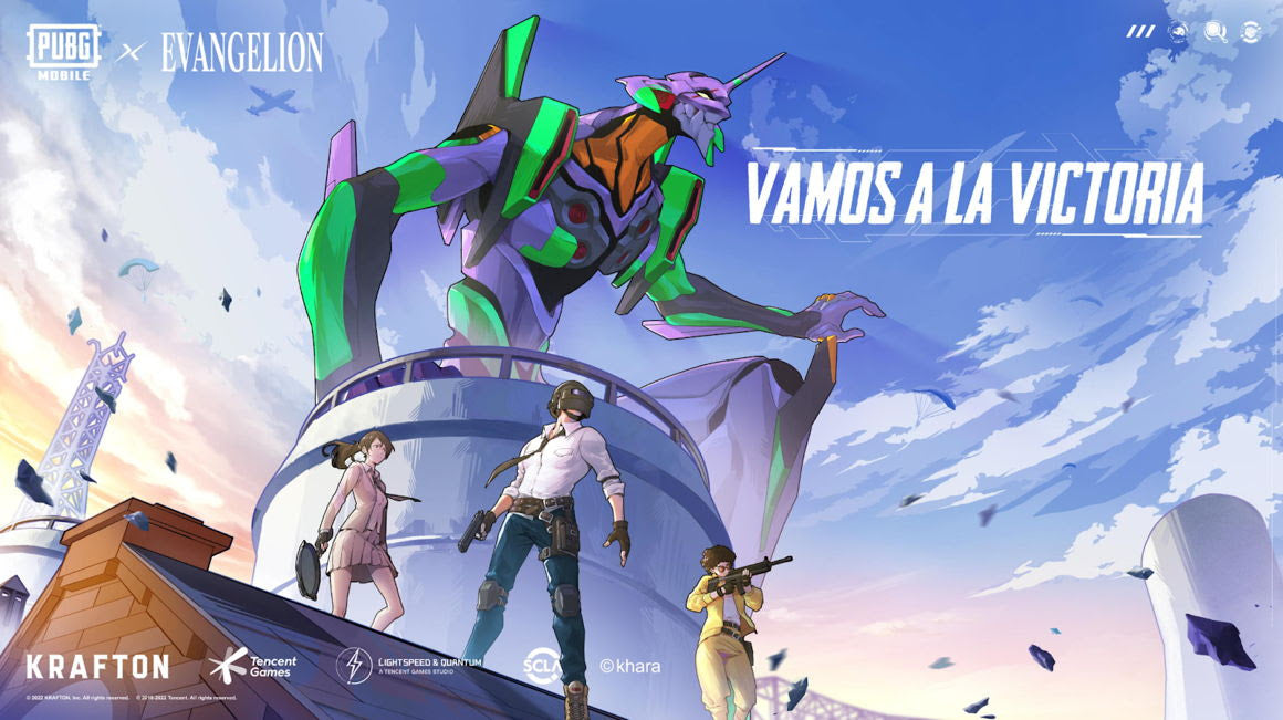 El EVA-01 de EVANGELION y más aterrizan en PUBG MOBILE