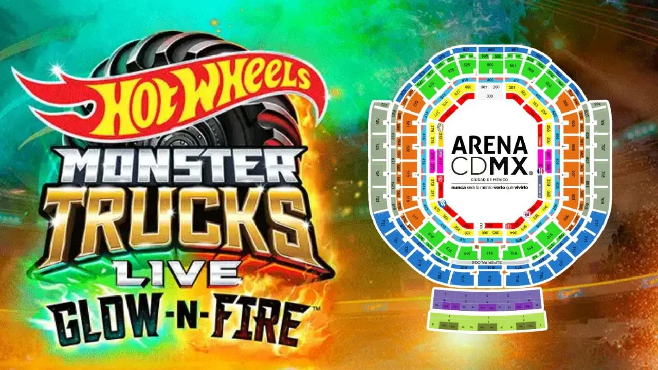 Debido al gran éxito, HOT WHEELS MONSTER TRUCKS LIVE regresa a la Arena CDMX en 2026