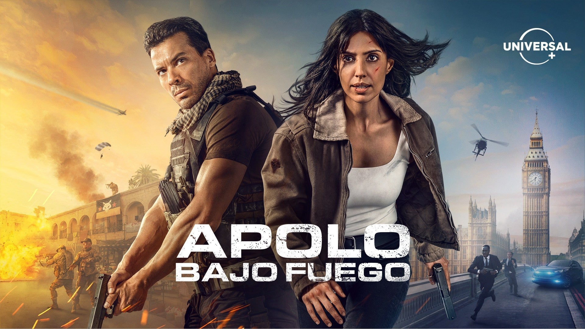 De la saga Has Fallen, llega a UNIVERSAL+ Apolo bajo Fuego, la nueva serie llena de acción y suspenso.