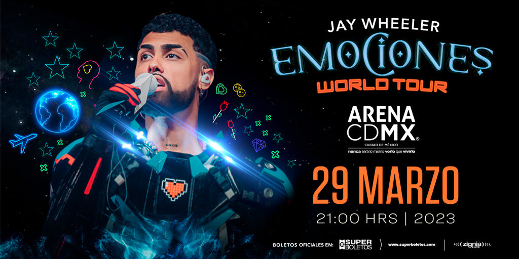 JAY WHEELER PRESENTARÁ EN MÉXICO “EMOCIONES, WORLD TOUR”