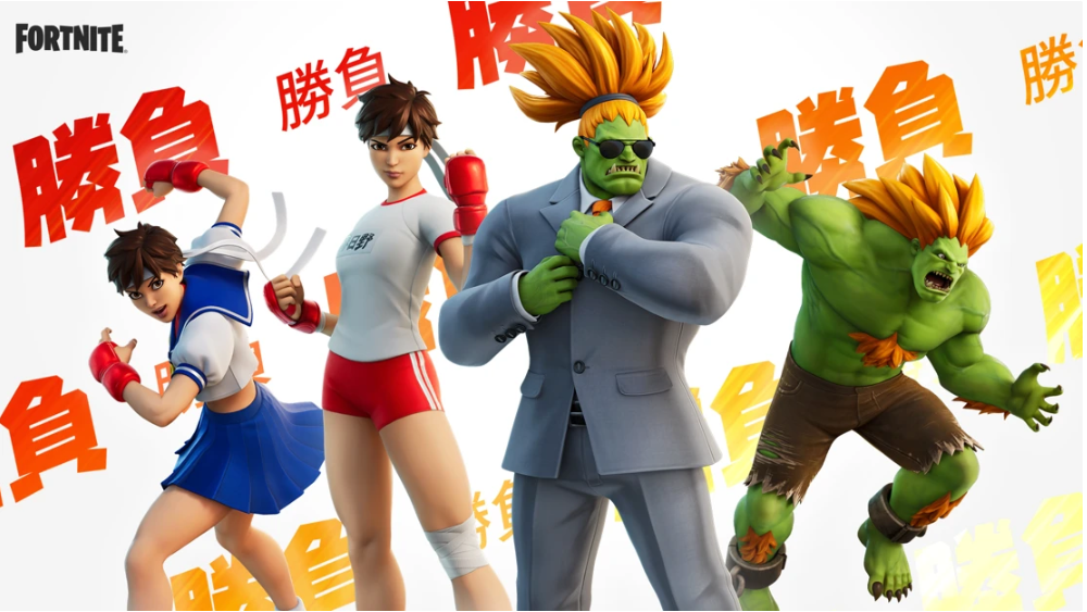 Blanka y Sakura llegan a Fortnite para celebrar el 35 aniversario de Street Fighter
