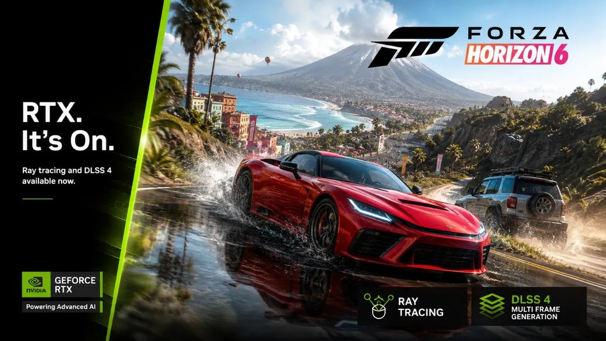 Forza Horizon 6 ya está disponible con Ray Tracing y DLSS Multi Frame Generation.