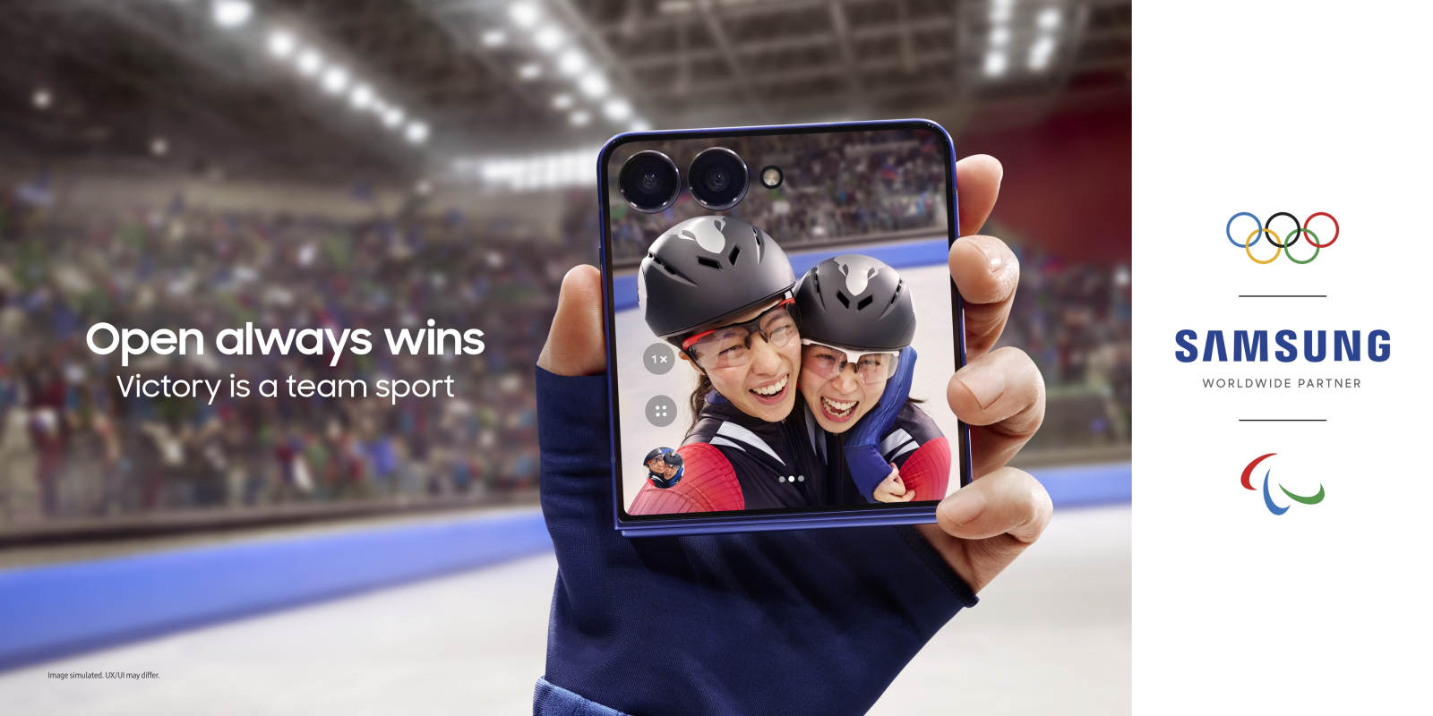 Samsung presenta el exclusivo Galaxy Z Flip7 Olympic Edition, que apoya a los atletas en su camino hacia Milano-Cortina 2026