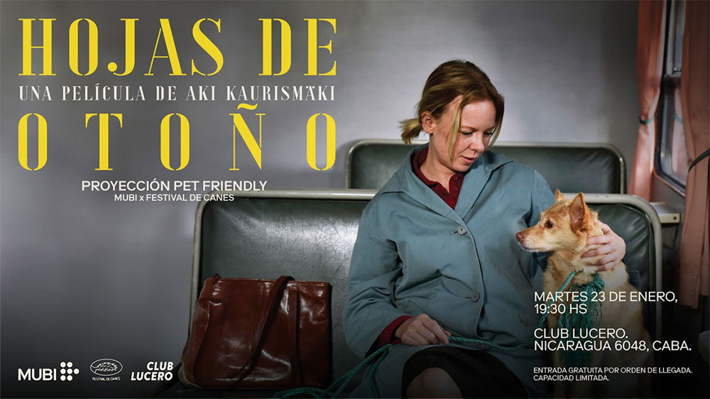 MUBI anuncia la proyección especial de HOJAS DE OTOÑO, la galardonada y aclamada película de Aki Kaurismäki:  ¡y puedes llevar a tu perrito!
