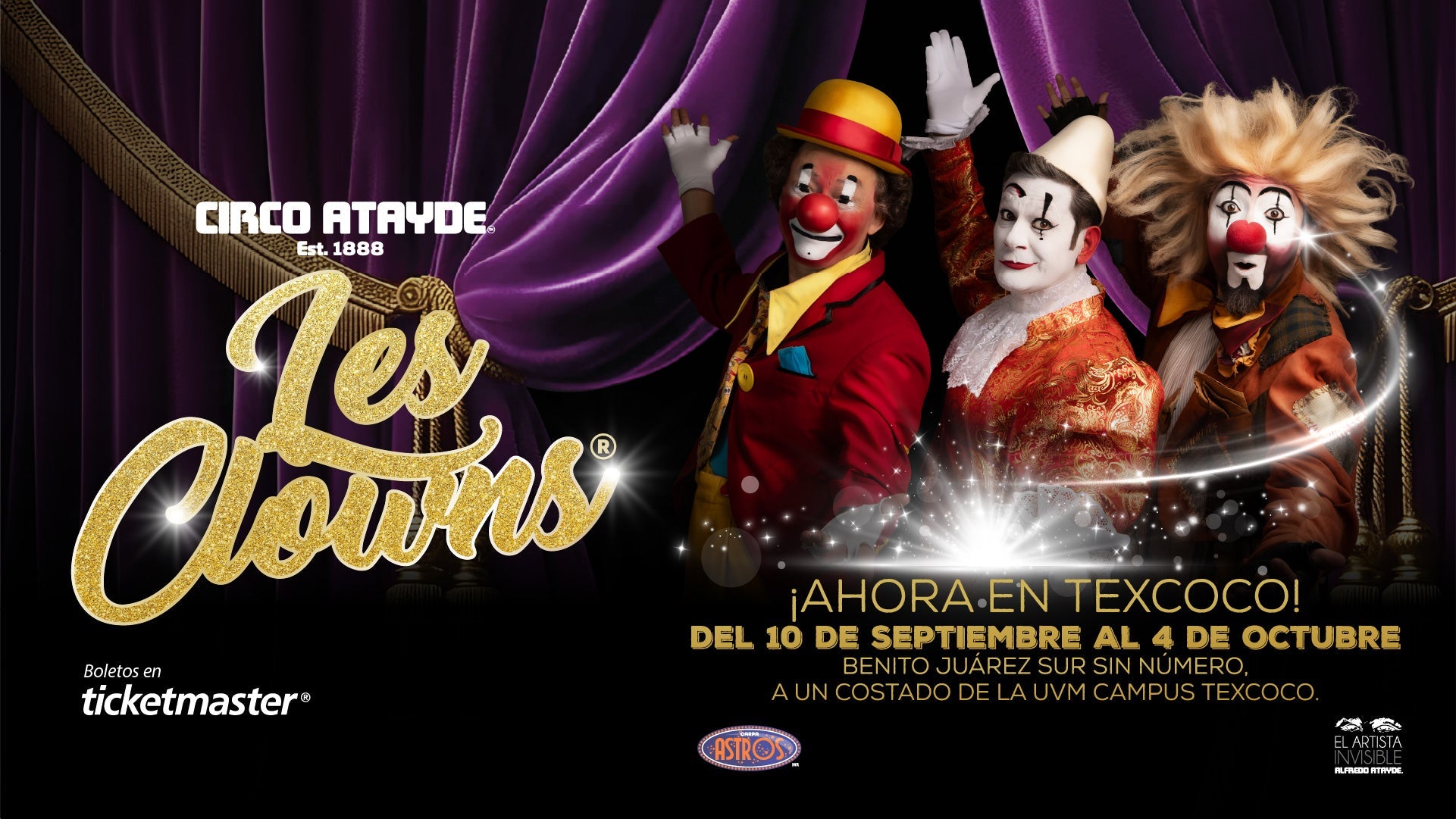 La Carpa Astros continúa su ruta y lleva la magia de “Les Clowns” a Texcoco