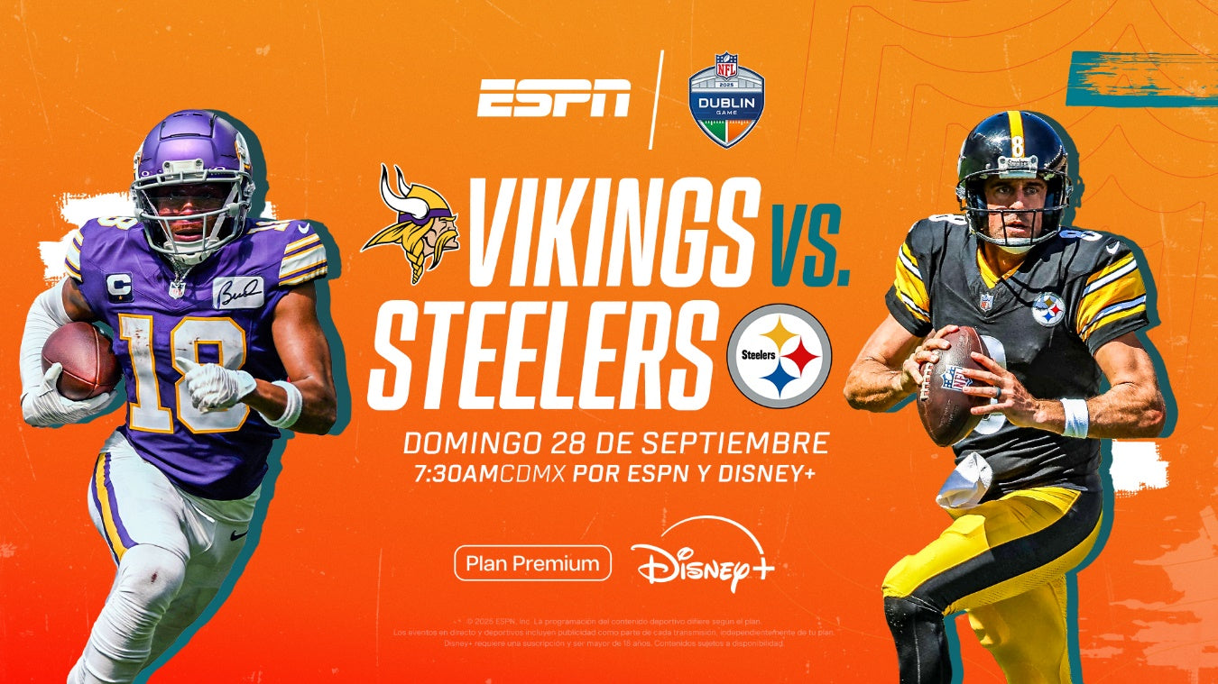 Los vikingos se enfrentan a la cortina de Acero  desde Dublín y se podrá ver en ESPN en Disney+