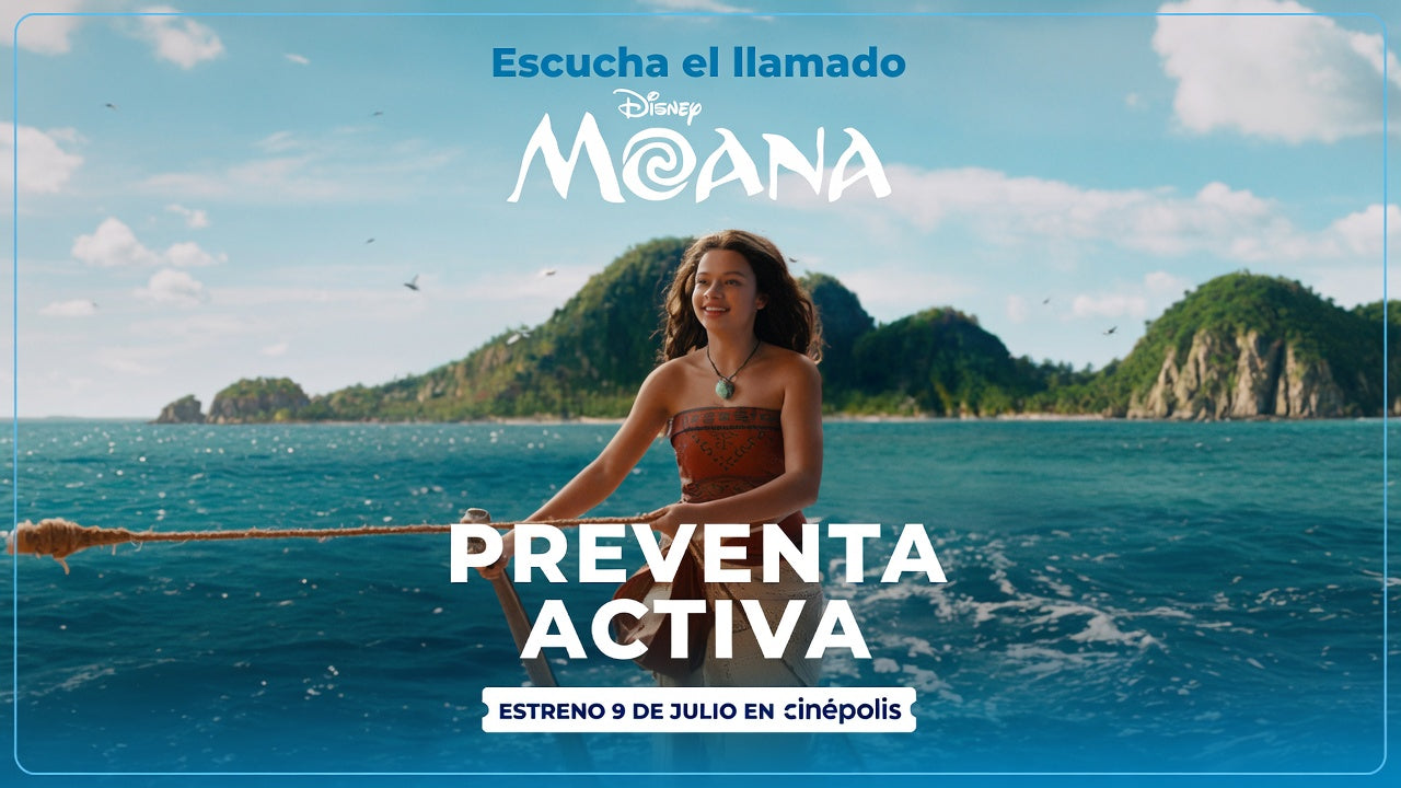 Moana llega con preventa a Cinépolis